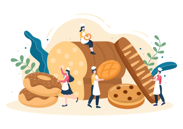 Bakery Shop  Illustration