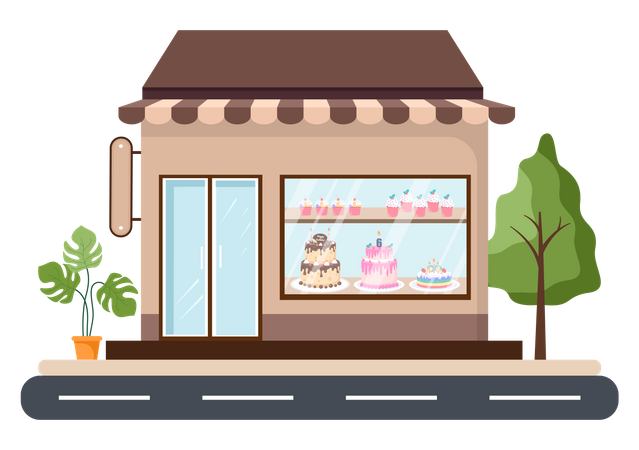 Bakery Store Illustration