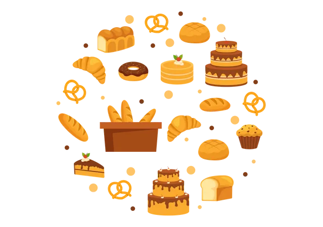 Bakery Store  Illustration