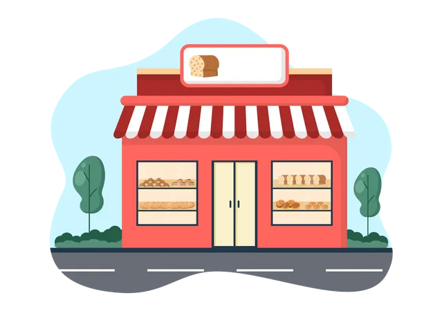 Bakery Store  Illustration