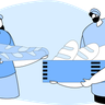 illustration for baker