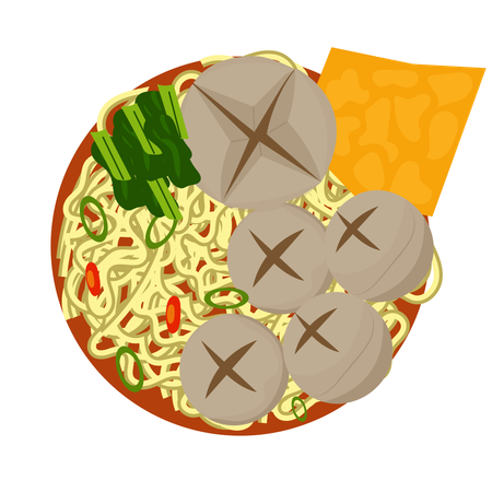 ミートボール  イラスト