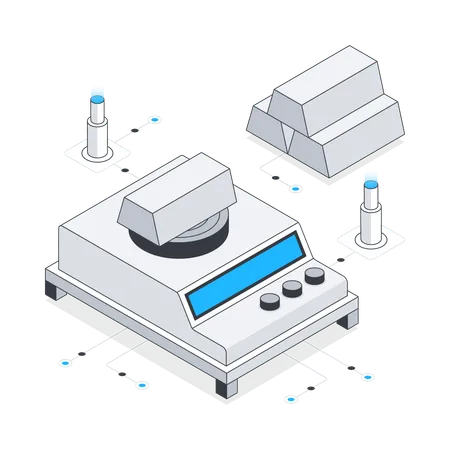 Escala de peso  Ilustração