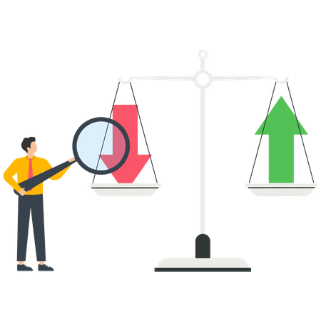 Balance between expenditure and income  Illustration