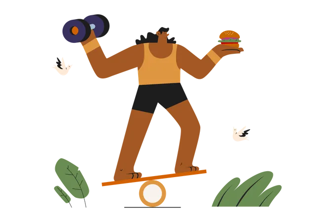 Balance life  Illustration