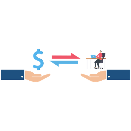 Balancing of economics and investment  Illustration