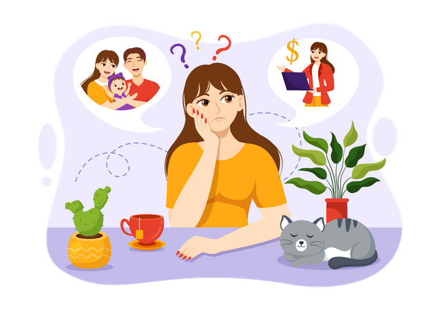 Balancing Work And Life  イラスト