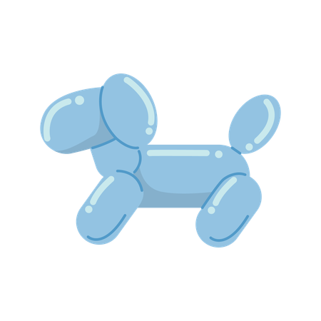 Balão de cachorro  Ilustração