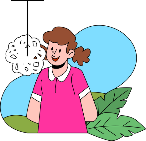 Balap Kerupuk  Illustration