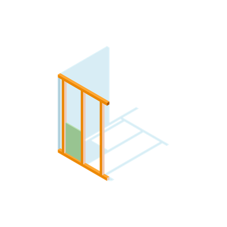 Balcony Drilling  Illustration