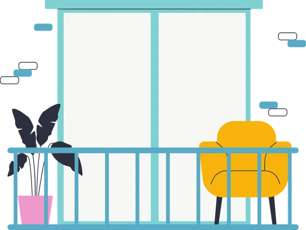 Balcony  Illustration