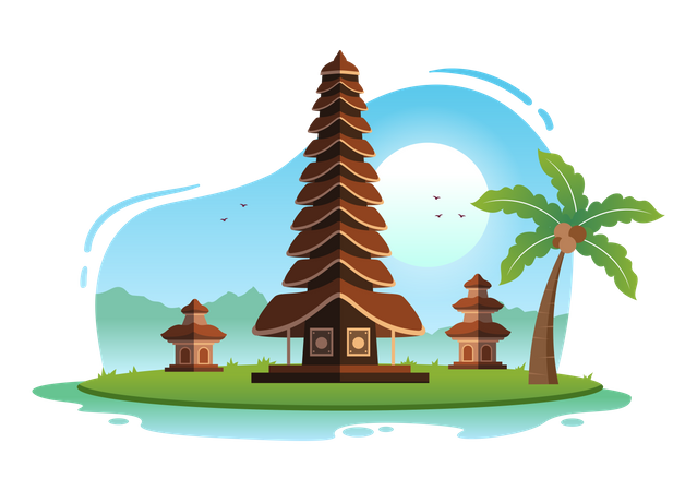 Bali Ceremonies  Illustration