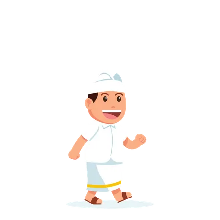 Bali hindu boy  Illustration