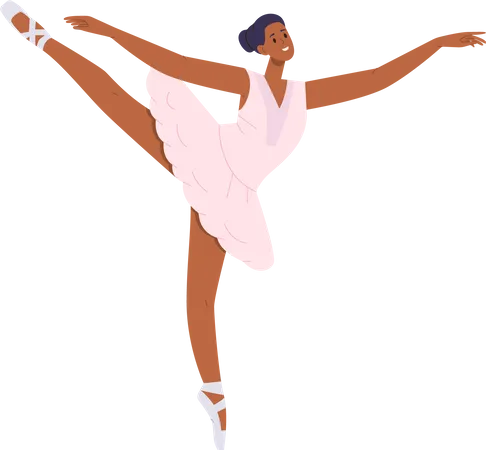 Ballerina dancer  Illustration