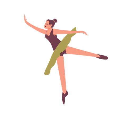 Ballerina dancer  Illustration