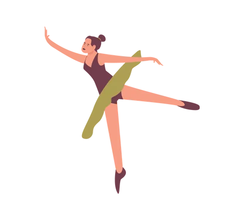 Ballerina dancer  Illustration