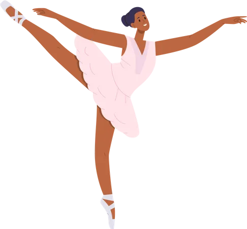 Danseuse ballerine  Illustration