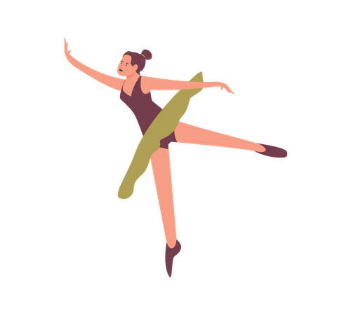 Danseuse ballerine  Illustration