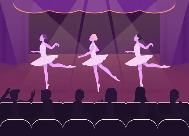 Ballet performance  Illustration