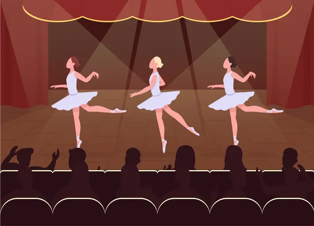 Ballett Tanzabend  Illustration