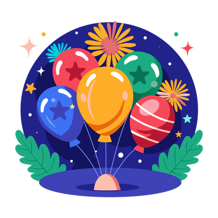 Des ballons  Illustration