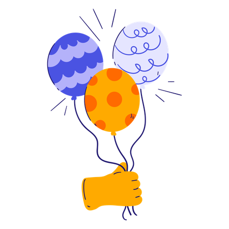 Ballons de fête  Illustration