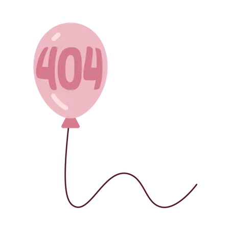 Balloon floating  Illustration