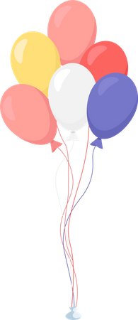 Balões de ar  Ilustração