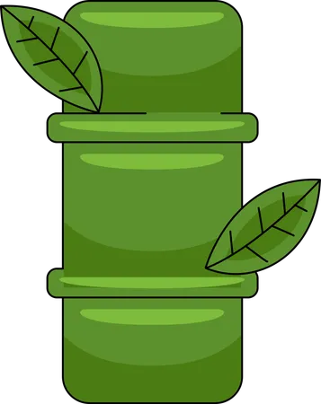 Bamboo chinese symbol  Illustration