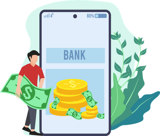 Banca Digital  Ilustración