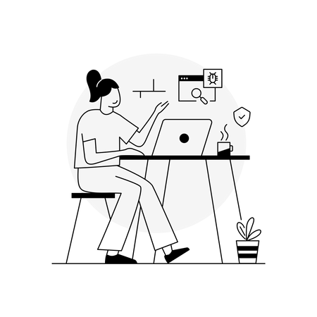 Banca segura  Ilustración