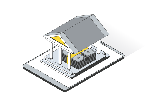 Bank Account Balance  Illustration