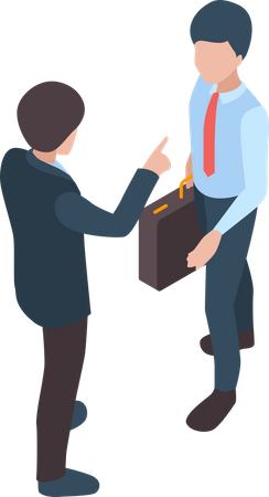 Bank clients provide business services  イラスト