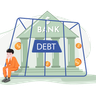 illustrations for bank debt