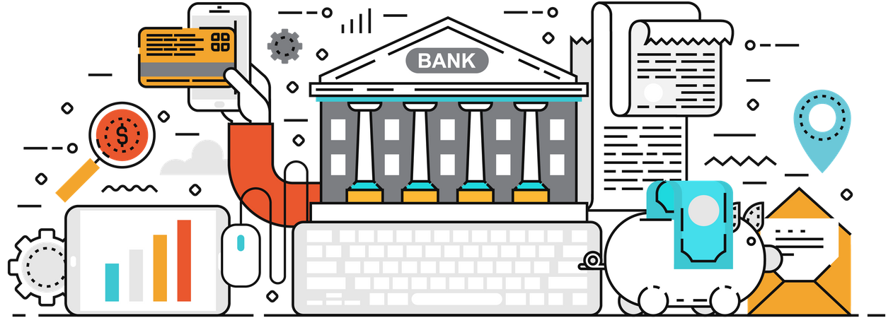 Bank  Illustration