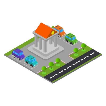 Bank  Illustration
