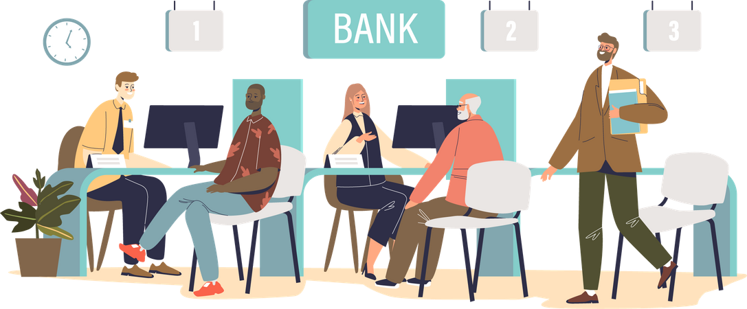 Bank  Illustration