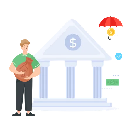 Bank  Illustration