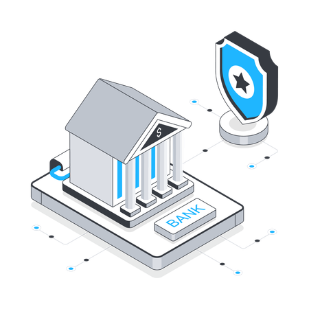 Bank Insurance  Illustration