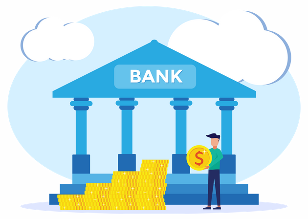 Bank investment  Illustration