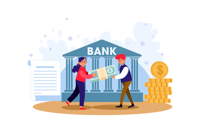 Bank Loan Illustration