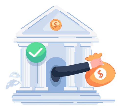 Bank loan Illustration