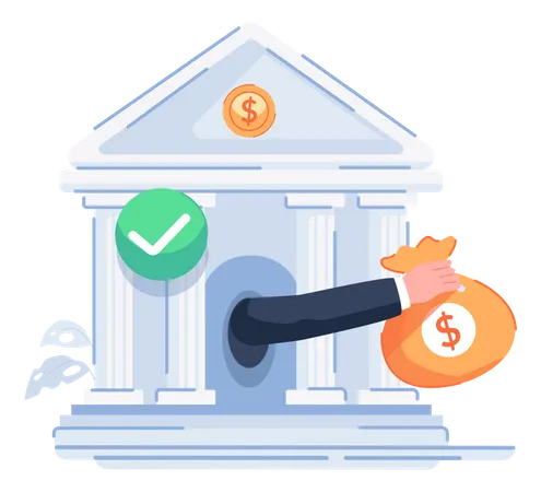 Bank loan Illustration