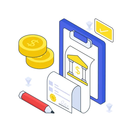 Bank Loan Agreement  Illustration