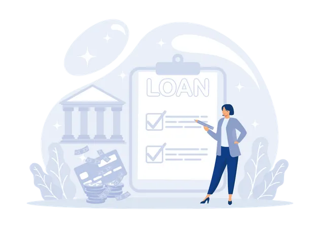 Bank Loan Disbursement  Illustration