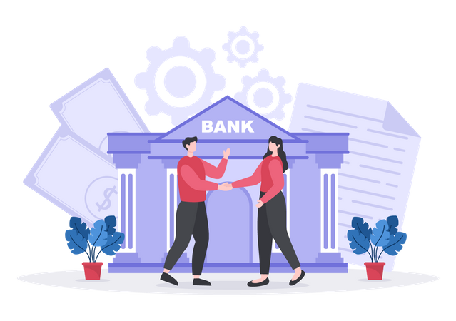 Bank Loan for property  Illustration