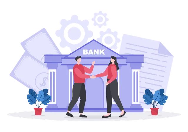 Bank Loan for property  Illustration