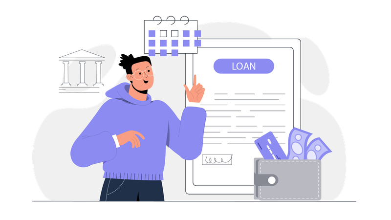 Bank Loan  Illustration