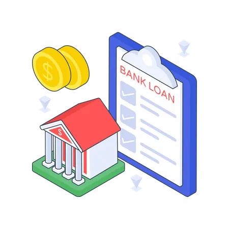 Bank Loan  Illustration