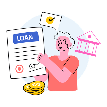 Bank Loan  Illustration